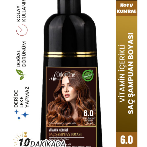 COLOR ONE KOYU KUMRAL SAÇ ŞAMPUANI 300 ML