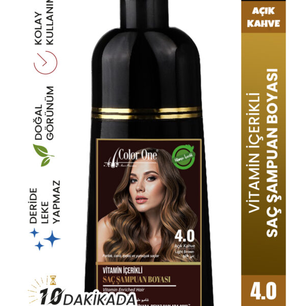 COLOR ONE AÇIK KAHVE SAÇ ŞAMPUANI (BEYAZLAR İÇİN) 300 ML