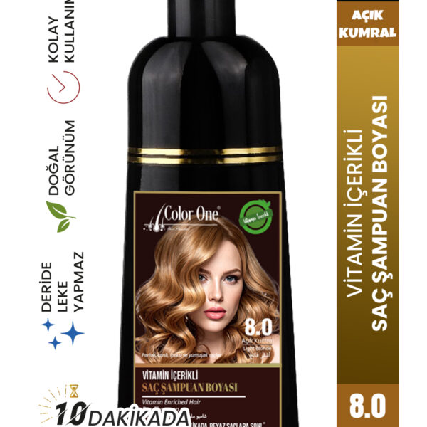 COLOR ONE AÇIK KUMRAL SAÇ ŞAMPUANI 300 ML