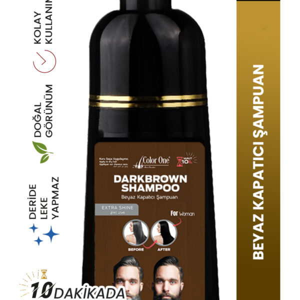 COLOR ONE DARKBROWN SAÇ SİYAHLAŞTIRICI ŞAMPUAN