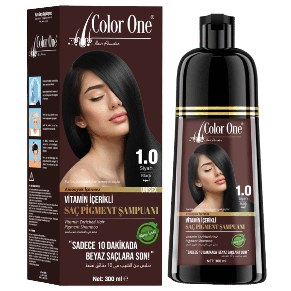 COLORONE KADINLARA ÖZEL SİYAH SAÇ PİGMENT ŞAMPUANI 300 ML