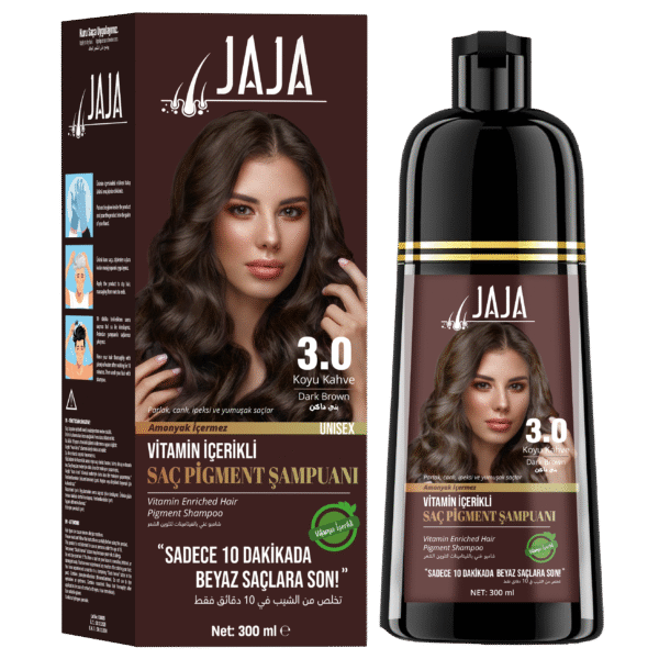 JAJA KADINLARA ÖZEL KOYU KAHVE SAÇ PİGMENT ŞAMPUANI 300 ML