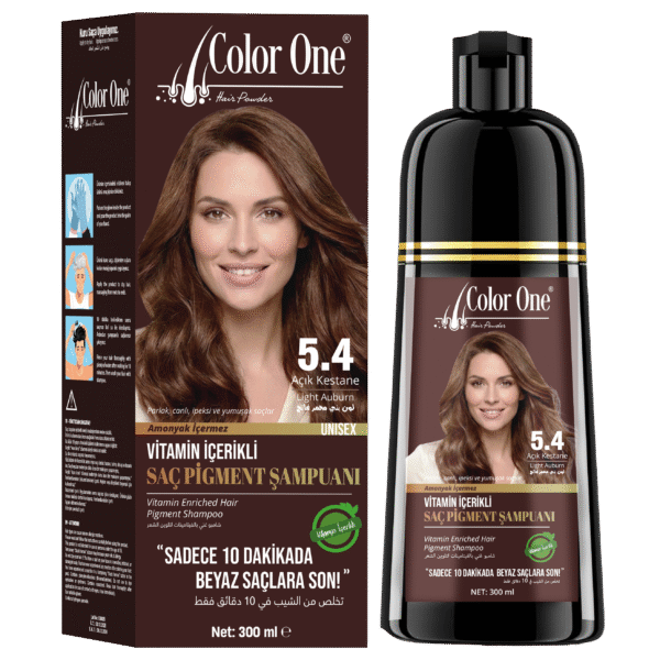 COLORONE KADINLARA ÖZEL AÇIK KESTANE SAÇ PİGMENT ŞAMPUANI 300 ML