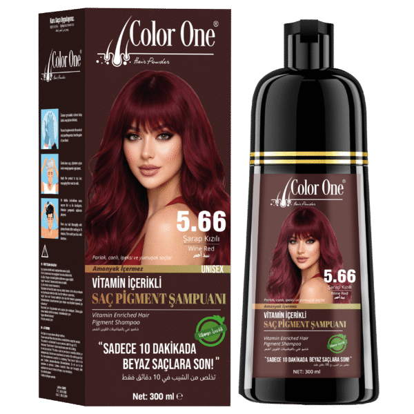 COLORONE KADINLARA ÖZEL ŞARAP KIZILI SAÇ PİGMENT ŞAMPUANI 300 ML