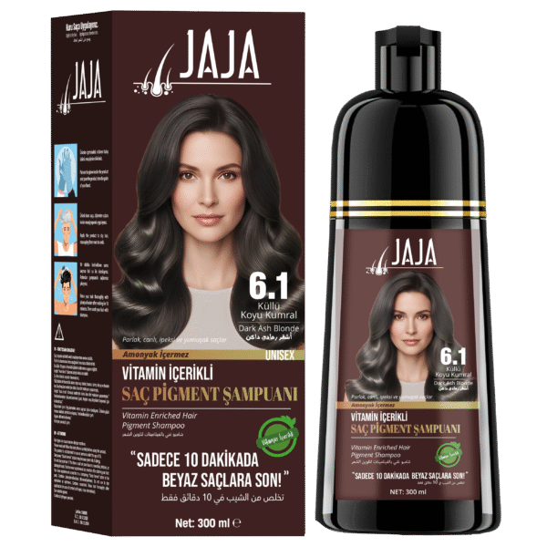 JAJA KADINLARA ÖZEL KÜLLÜ KOYU KUMRAL SAÇ PİGMENT ŞAMPUANI 300 ML