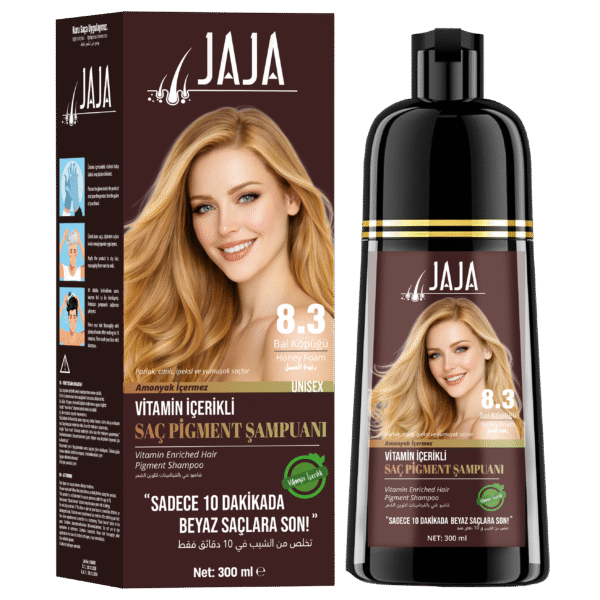 JAJA KADINLARA ÖZEL BAL KÖPÜĞÜ SAÇ PİGMENT ŞAMPUANI 300 ML
